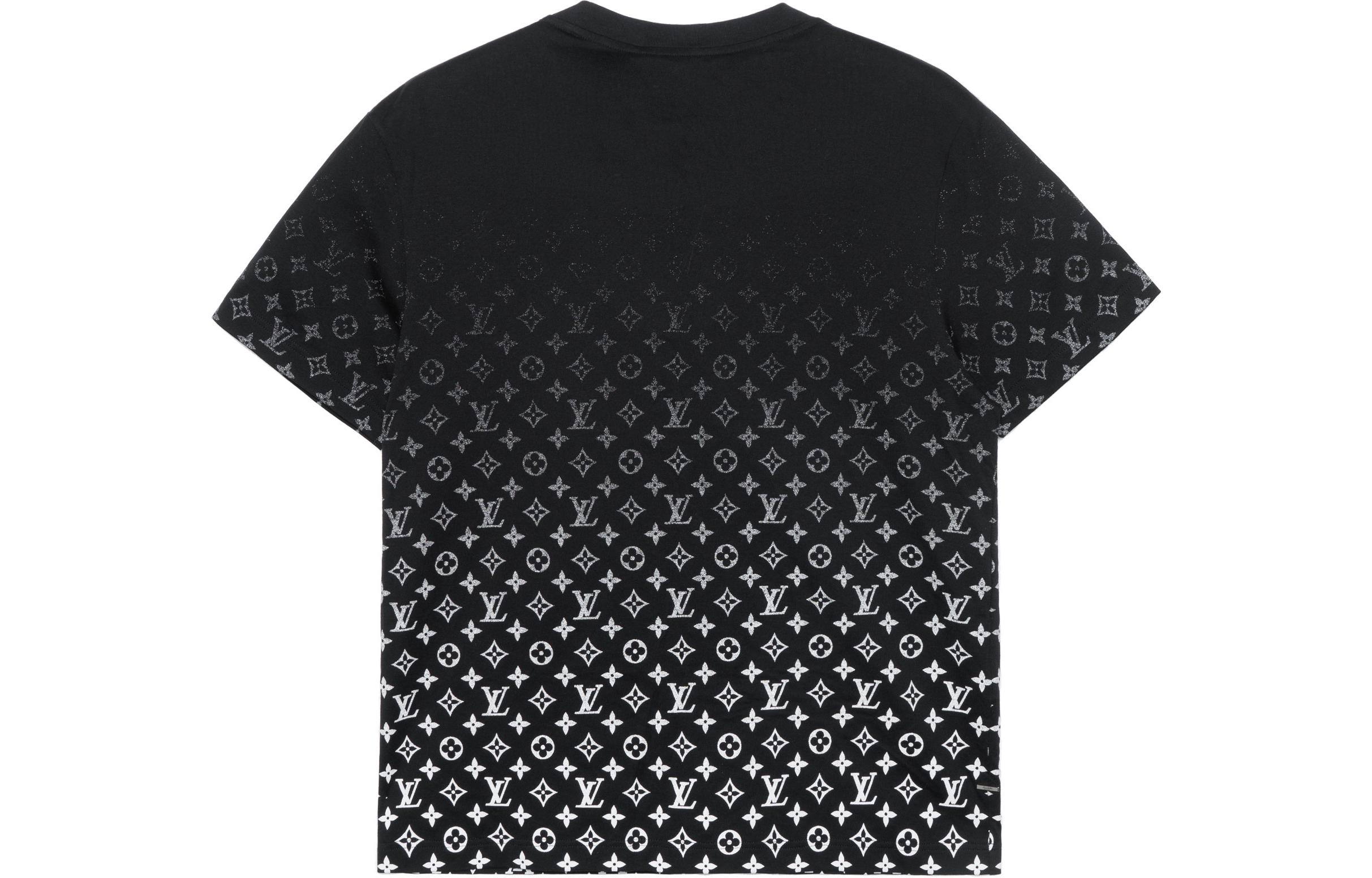 LOUIS VUITTON Monogram Gradient Round Neck T-Shirt Black . 1A8HKL 圖 3