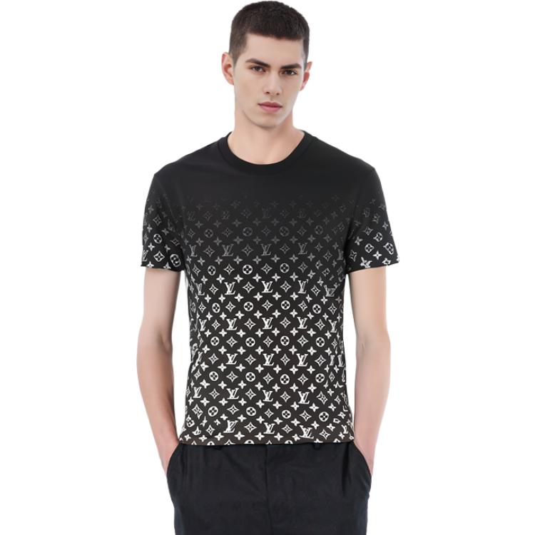 LOUIS VUITTON Monogram Gradient Round Neck T-Shirt Black . 1A8HKL 圖 5