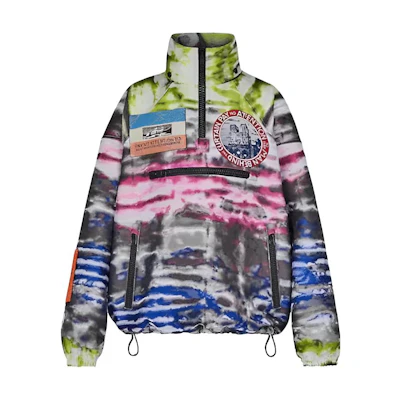 LOUIS VUITTON Monogram Half-Zip Hooded Jacket Multicolor 1A53VO