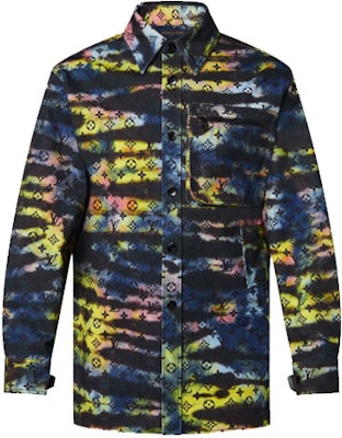 루이비통 모노그램 무지개빛 데님 긴팔 셔츠 블랙 남성 1A9A3Q Order 루이비통 모노그램 무지개빛 데님 긴팔 셔츠 블랙 남성 1A9A3Q