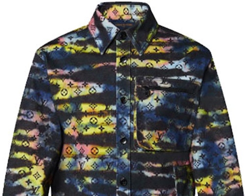 루이비통 모노그램 무지개빛 데님 긴팔 셔츠 블랙 남성 1A9A3Q Lookbook 루이비통 모노그램 무지개빛 데님 긴팔 셔츠 블랙 남성 1A9A3Q