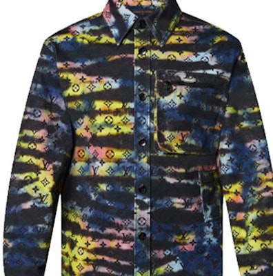 루이비통 모노그램 무지개빛 데님 긴팔 셔츠 블랙 남성 1A9A3Q Shop 루이비통 모노그램 무지개빛 데님 긴팔 셔츠 블랙 남성 1A9A3Q