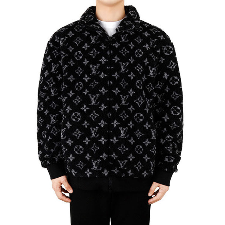 Details for LOUIS VUITTON Jaket Fleece Monogram Jacquard Hitam 1A5VFA