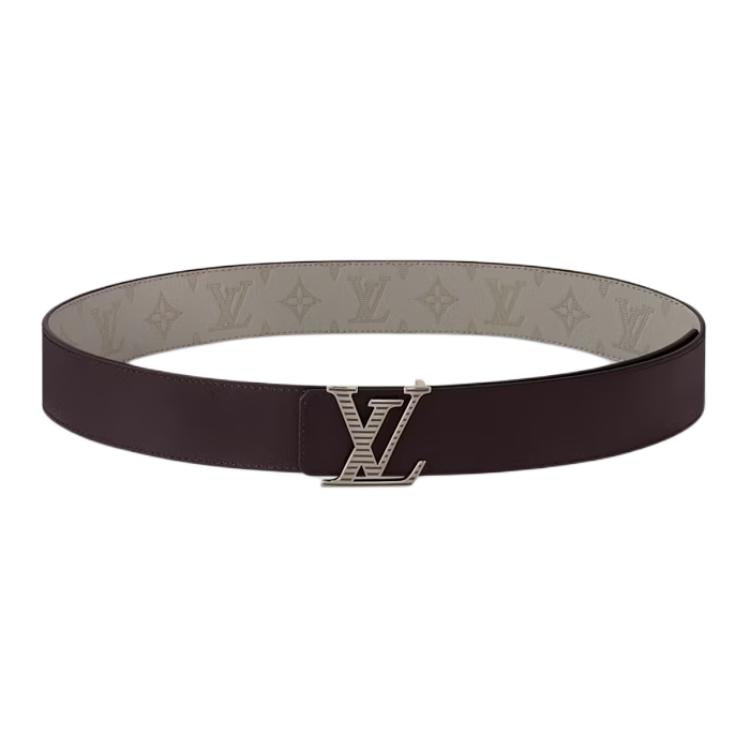 Louis Vuitton Monogram Leather Belt Beige  4CM Width M4104U 圖 3