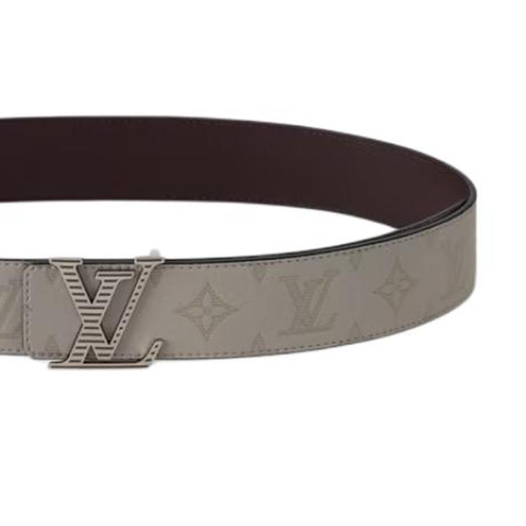 Louis Vuitton Monogram Leather Belt Beige  4CM Width M4104U 圖 4
