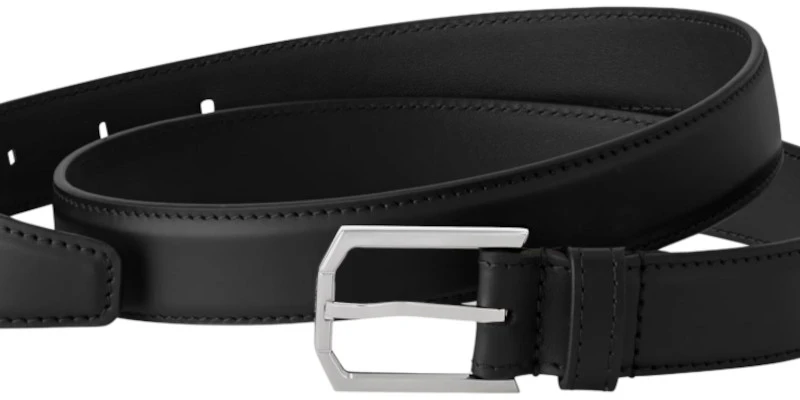 路易威登男士黑色2.5CM寬Monogram皮帶 m4114 Lookbook 路易威登男士黑色2.5CM寬Monogram皮帶 m4114