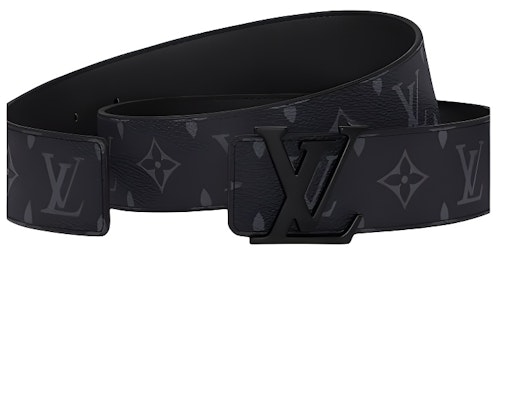 LOUIS VUITTON Sabuk Kulit Monogram Pria Hitam Lebar 4CM. M4482 Lookbook LOUIS VUITTON Sabuk Kulit Monogram Pria Hitam Lebar 4CM. M4482