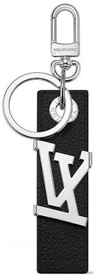 LOUIS VUITTON Monogram Leather Keychain Black for Men. M01473 Lookbook LOUIS VUITTON Monogram Leather Keychain Black for Men. M01473