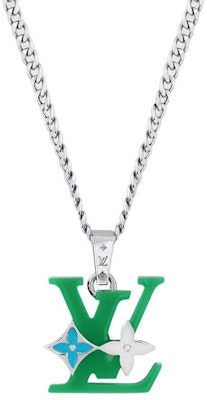 Kalung Huruf Monogram LOUIS VUITTON Perak Logam Akrilik Aksesori m02566 Buy Kalung Huruf Monogram LOUIS VUITTON Perak Logam Akrilik Aksesori m02566