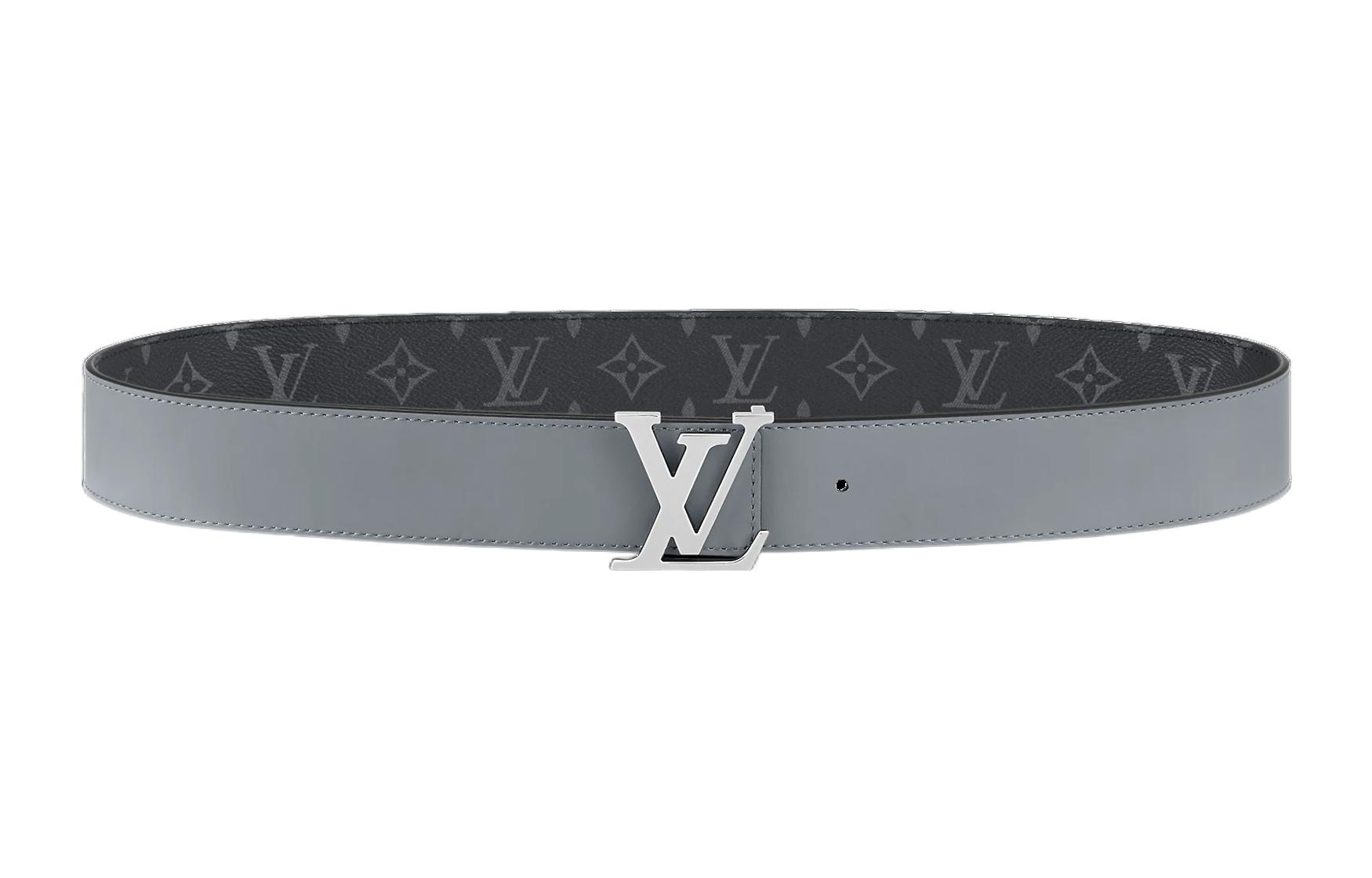 Louis Vuitton Monogram Logo Belt 4cm Fashion Smooth Buckle M0535V 圖 3