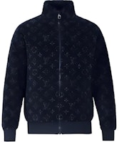 LOUIS VUITTON Monogram Logo Jacquard Jacket in Deep Blue 1A8ECV LOUIS VUITTON Monogram Logo Jacquard Jacket in Deep Blue 1A8ECV