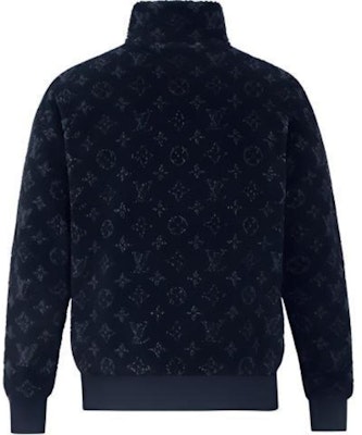 루이 비통 모노그램 로고 자카드 재킷 딥 블루 1A8ECV Lookbook 루이 비통 모노그램 로고 자카드 재킷 딥 블루 1A8ECV