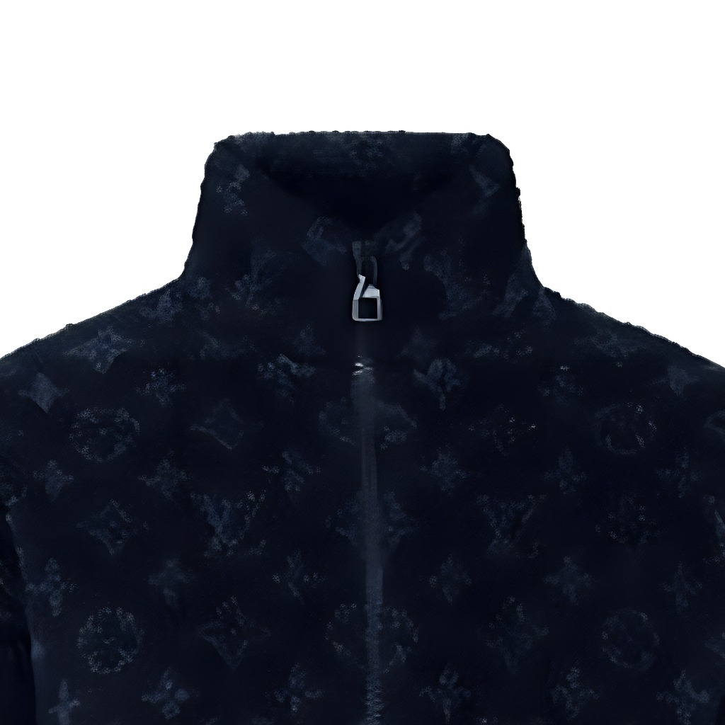 Purchase ルイヴィトン モノグラムロゴ ジャカードジャケット ディープブルー 1A8ECV