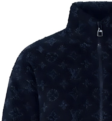 루이 비통 모노그램 로고 자카드 재킷 딥 블루 1A8ECV Sizing 루이 비통 모노그램 로고 자카드 재킷 딥 블루 1A8ECV