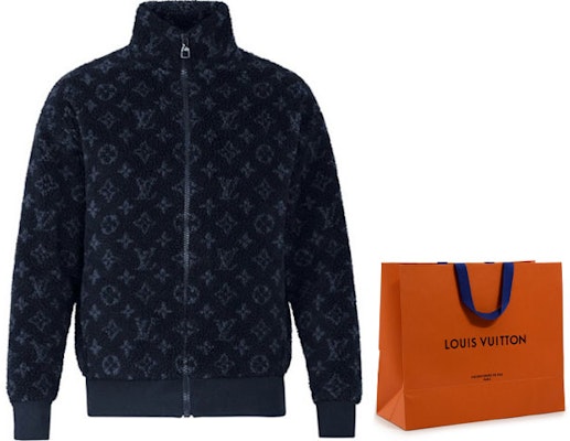 루이 비통 모노그램 로고 자카드 재킷 딥 블루 1A8ECV Cheap 루이 비통 모노그램 로고 자카드 재킷 딥 블루 1A8ECV