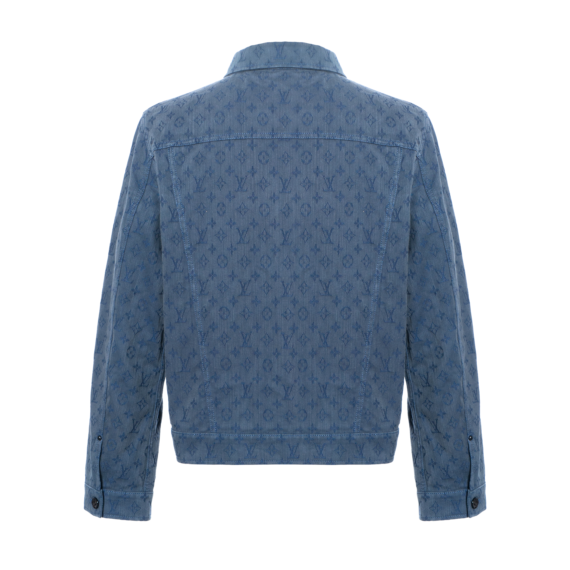 Lookbook Louis Vuitton Jaket Denim Lengan Panjang Monogram Biru 1A5D86