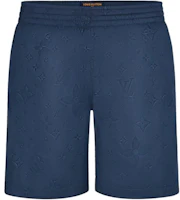 LOUIS VUITTON Monogram Mid-Waist Beach Shorts Men Midnight Blue 1AHCRO LOUIS VUITTON Monogram Mid-Waist Beach Shorts Men Midnight Blue 1AHCRO
