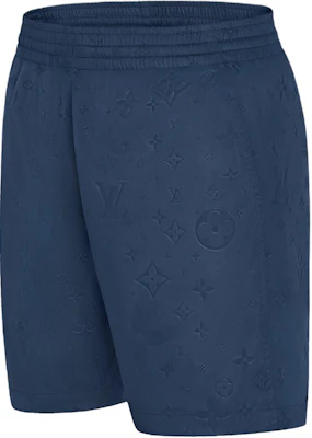 路易威登 Monogram 中腰海灘短褲 男款 午夜藍 1AHCRO Shop 路易威登 Monogram 中腰海灘短褲 男款 午夜藍 1AHCRO