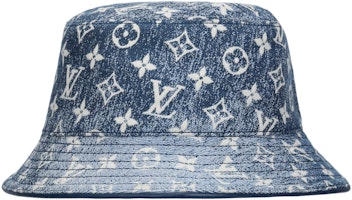 LOUIS VUITTON Monogram Print Cotton Bucket Hat Unisex Fashion. M77436 LOUIS VUITTON Monogram Print Cotton Bucket Hat Unisex Fashion. M77436