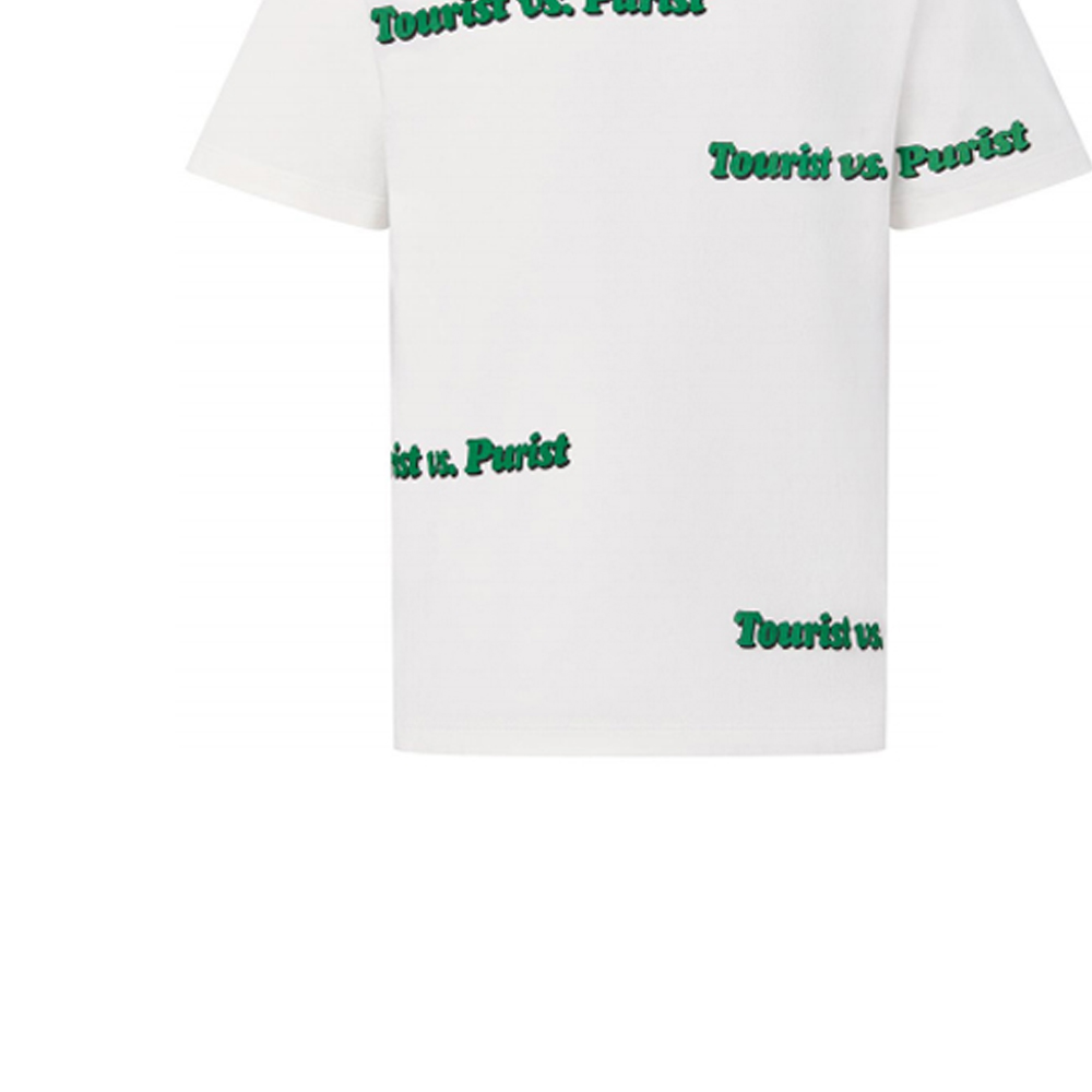 Sizing LOUIS VUITTON Kaos Putih Pria Monogram Crewneck Lengan Pendek. 1A971X