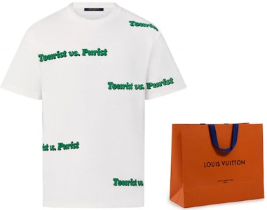 LOUIS VUITTON Kaos Putih Pria Monogram Crewneck Lengan Pendek. 1A971X Cheap LOUIS VUITTON Kaos Putih Pria Monogram Crewneck Lengan Pendek. 1A971X