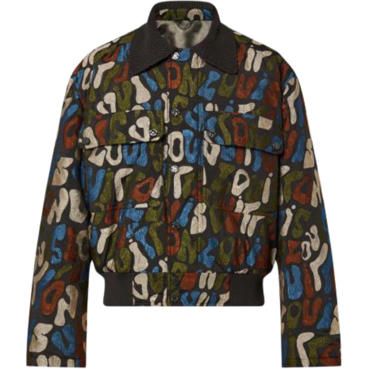 Louis Vuitton Monogram Print Long-Sleeve Jacket Multicolor 1AATAR