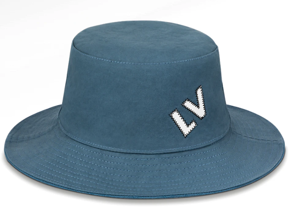 louis-vuitton-monogram-print-polyester-bucket-hat-unisex-blue-m77591