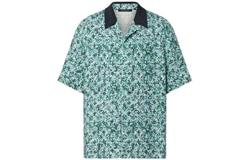 LOUIS VUITTON Monogram Printed Short Sleeve Shirt Multicolor . 6071947