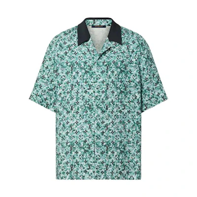LOUIS VUITTON Monogram Printed Short Sleeve Shirt Multicolor . 6071947