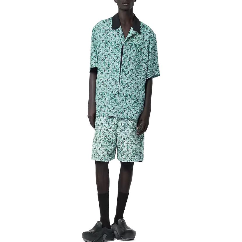 LOUIS VUITTON Monogram Printed Short Sleeve Shirt Multicolor . 6071947 圖 3
