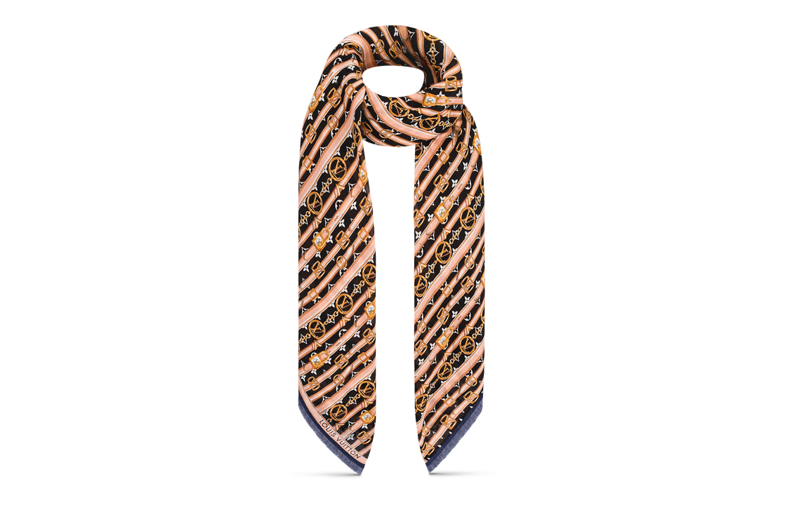 LOUIS VUITTON Monogram Printed Wool Scarf Unisex - Multiple Colors M77388 圖 3