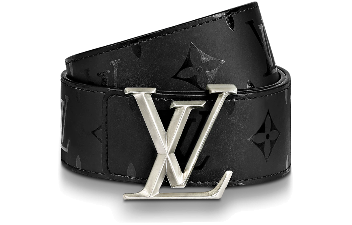 Order 路易威登黑色反转Monogram印花皮带4cm休闲款 M9346S