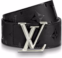 Order 路易威登Monogram雙面皮革腰帶黑色4cm休閒款 M9346S