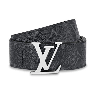 Louis Vuitton Monogram Reversible Leather Belt Grey/Black 3.5cm M0450
