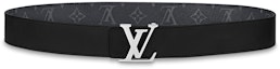 Shop Louis Vuitton Sabuk Kulit Monogram Reversible Abu-Hitam 3.5cm M0450