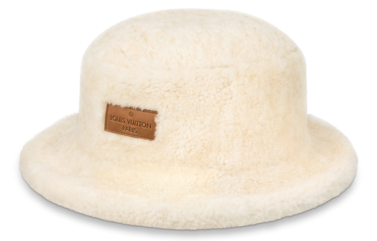 Lookbook 루이비통 모노그램 시어링 램스킨 남성용 스트리트웨어 캡 M76576/7