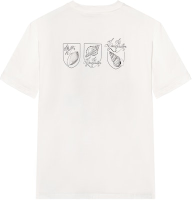 LOUIS VUITTON Kaos Pria Monogram Cetak Kerang Putih Crewneck Santai SS24 1AFR48 Lookbook LOUIS VUITTON Kaos Pria Monogram Cetak Kerang Putih Crewneck Santai SS24 1AFR48