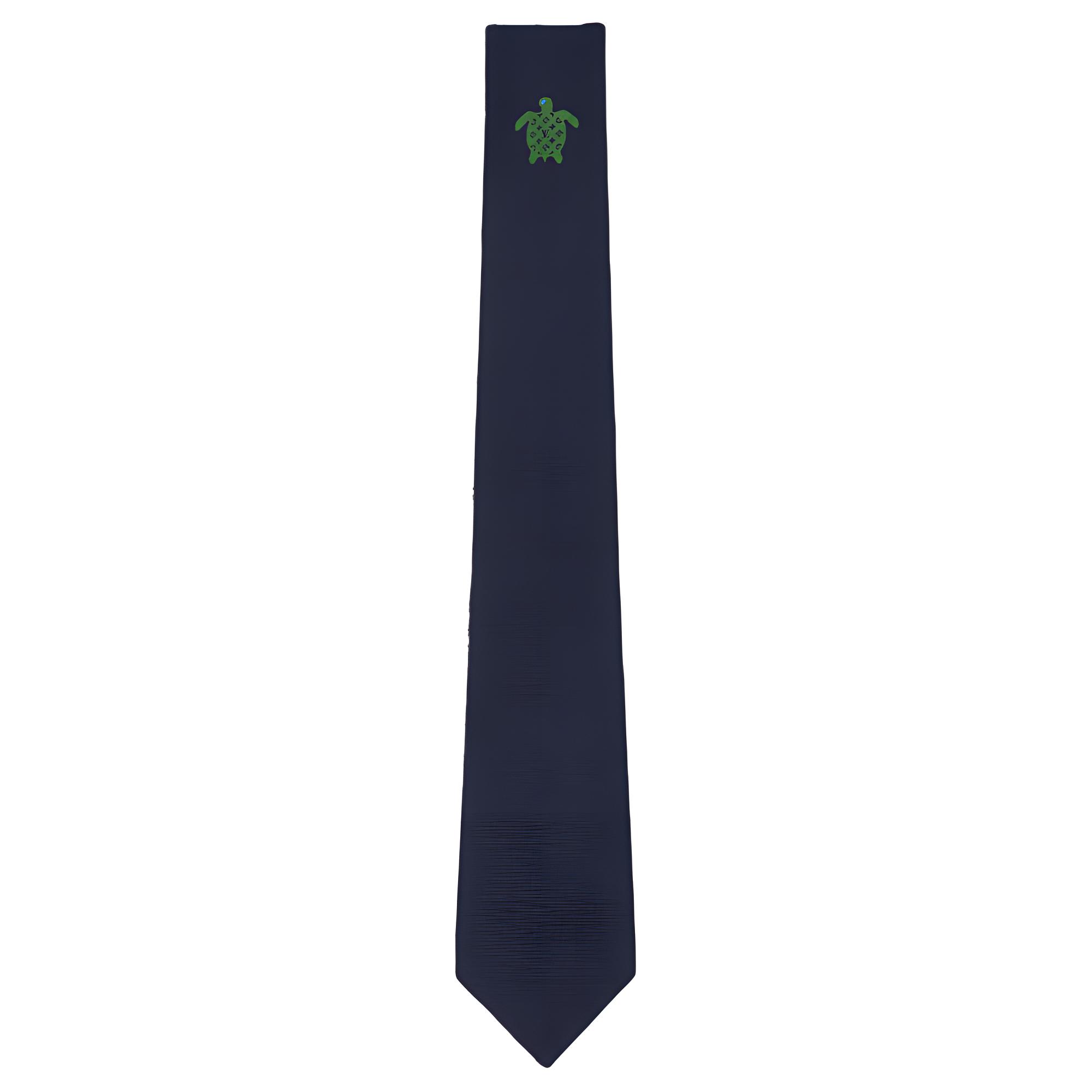 Louis Vuitton Monogram Silk Tie for Men in Dark Blue. M94832