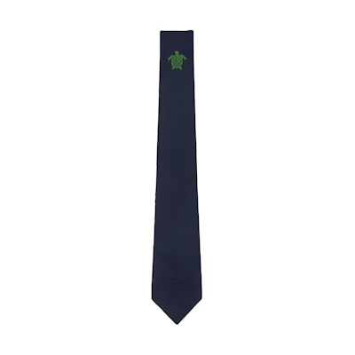 Louis Vuitton Monogram Silk Tie for Men in Dark Blue. M94832