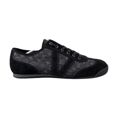 LV Monogram Sneaker 'Black Denim'