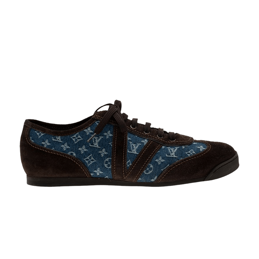 Louis Vuitton Monogram Sneaker 'Denim Brown Suede' GB1053434-JT
