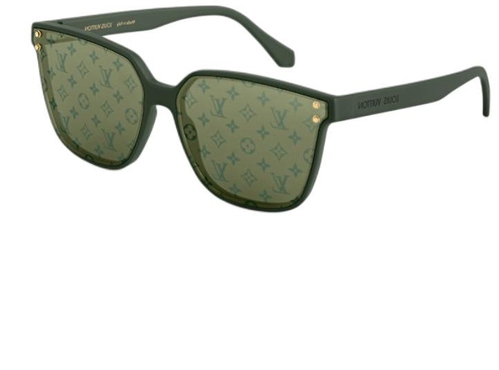 louis-vuitton-monogram-square-sunglasses-green-unisex-couple-style-z2973e