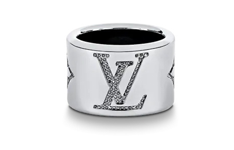 LOUIS VUITTON Monogram Strass Ring M69469