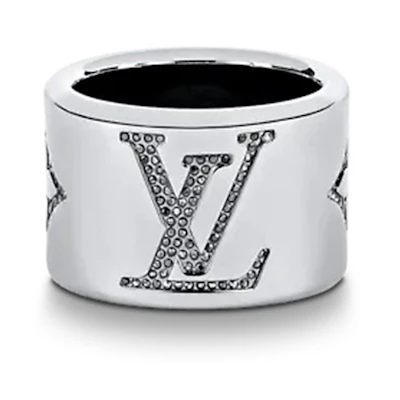 LOUIS VUITTON Monogram Strass Ring M69469