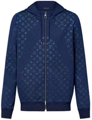 Louis Vuitton Monogram Jaket Hoodie Zip Penuh Biru Fesyen 1AF365 Buy Louis Vuitton Monogram Jaket Hoodie Zip Penuh Biru Fesyen 1AF365