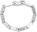 Buy Louis Vuitton Monogram Tied Up Cuban Chain Metal Bracelet Silver Mens. M0921M