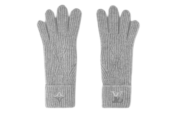 Lookbook 路易威登 Monogram 灰色羊毛手套 M79386
