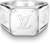 Order 루이 비통 모노그램 아연 합금 링 실버 액세서리 M00624