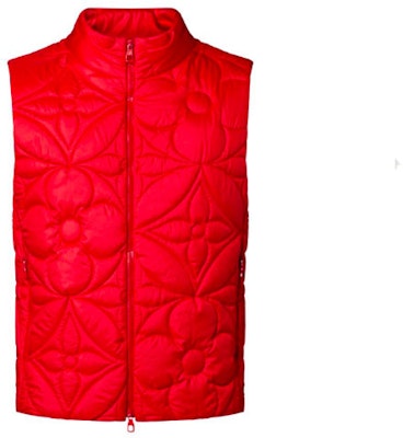 路易威登 Monogram 紋路紅色時尚拉鍊背心 1A9FR7 Buy 路易威登 Monogram 紋路紅色時尚拉鍊背心 1A9FR7