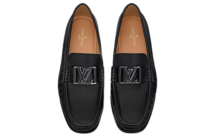 Lookbook 路易威登 Montaigne 牛皮革 休閒套腳 樂福鞋 黑色